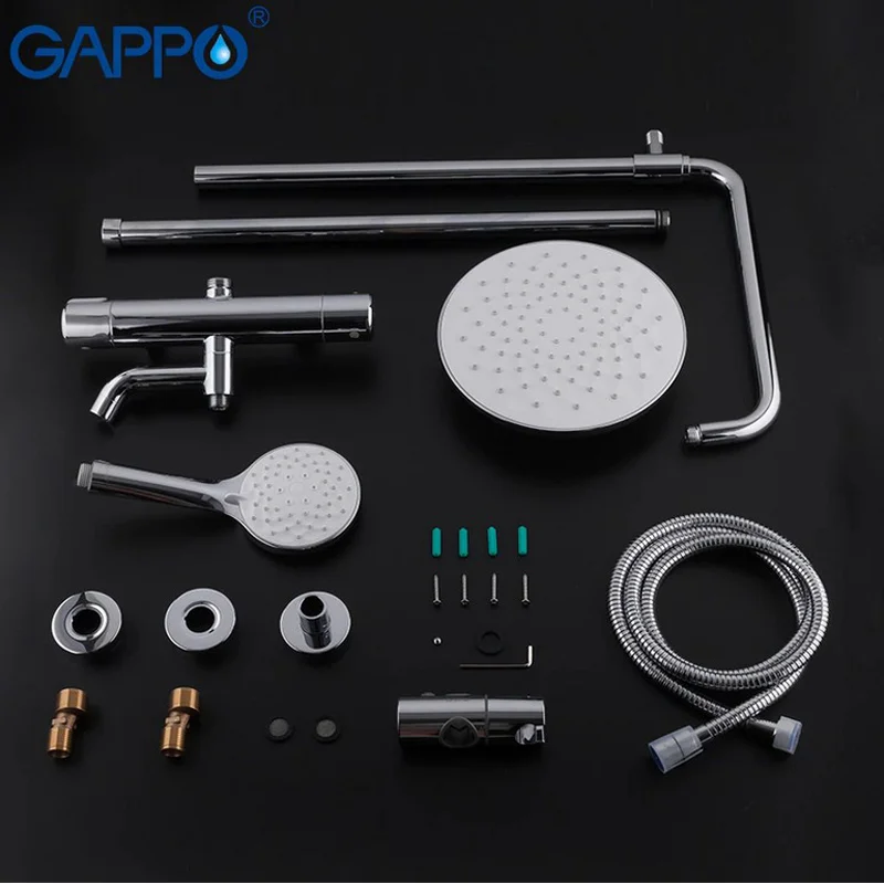 Душевая система GAPPO G2490 с термостатом из латуни