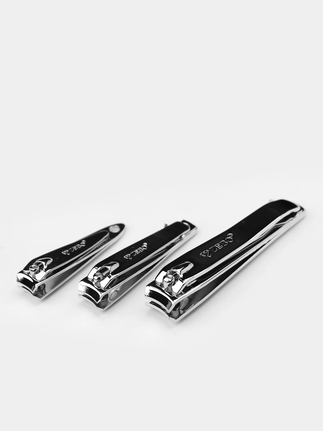 Книпсер, Щипчики, Кусачки для ногтей Zebo Professional Набор - 3 шт
