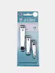Книпсер, Щипчики, Кусачки для ногтей Zebo Professional Набор - 3 шт