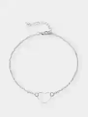 Серебряный браслет "Сердце"