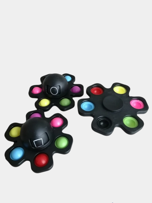 Игрушка Спиннер попит осьминог, игра в кальмара, pop it симпл димпл симпл-димпл поп ит
