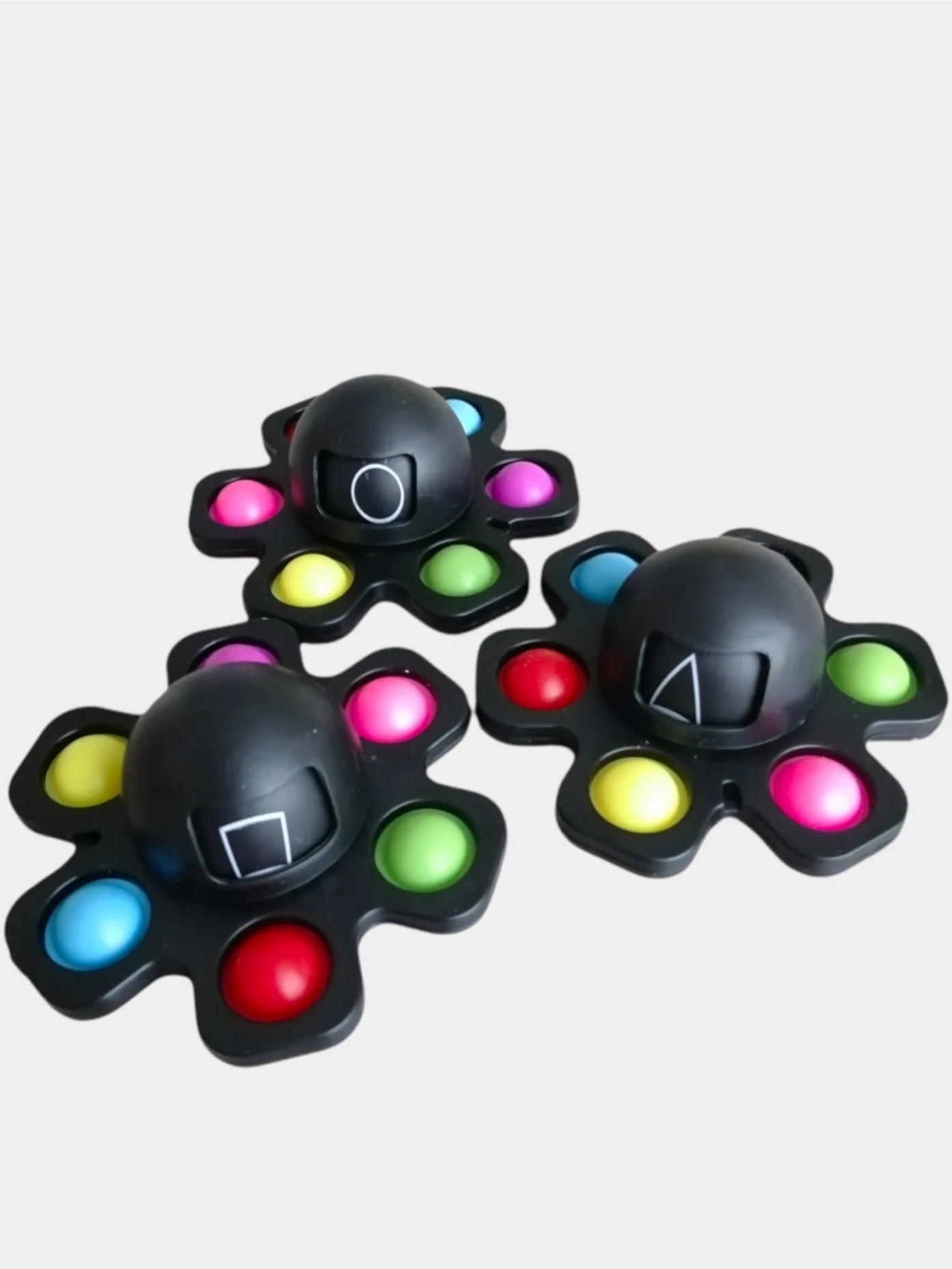 Игрушка Спиннер попит осьминог, игра в кальмара, pop it симпл димпл симпл-димпл поп ит