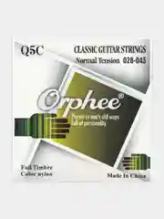 Струны для классической гитары ORPHEE Q5C, черный нейлон/черная медь. Комплект струн