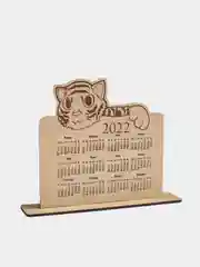 Календарь "Тигр с лапой 2022", 16 х 13 х 3,5 см