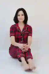 Красный пижама домашняя, 2 цвета