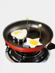 Форма сердце и цветок для жарки яичницы, омлета, блинов, оладий, печенья
