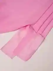Розовый платок мусульманский /Хиджаб/Платок шифоновый /Платок на никах/Готовый платок/Тюрбан/ADEMI