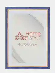 Фиолетовый фоторамка А4 (21х30), С15, дерево сосна, разные цвета, с золотой полосой