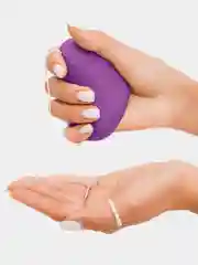 Лавандовый beauty4life Спонж для умывания конняку в форме сердца