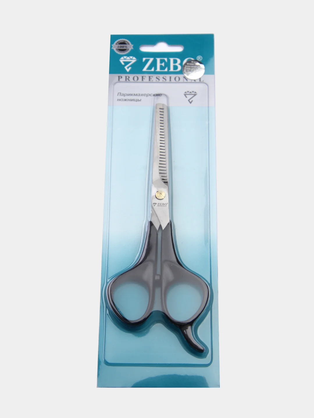 Ножницы парикмахерские филировочные, 15 см, Zebo Professional