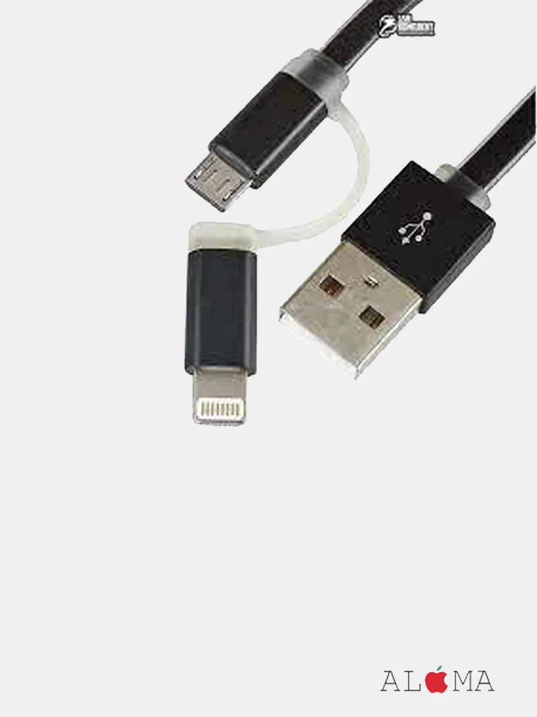 Кабель 2в1 LDNIO LC84, Apple Lightning+Micro-USB Айфон андроид iPhone Android
