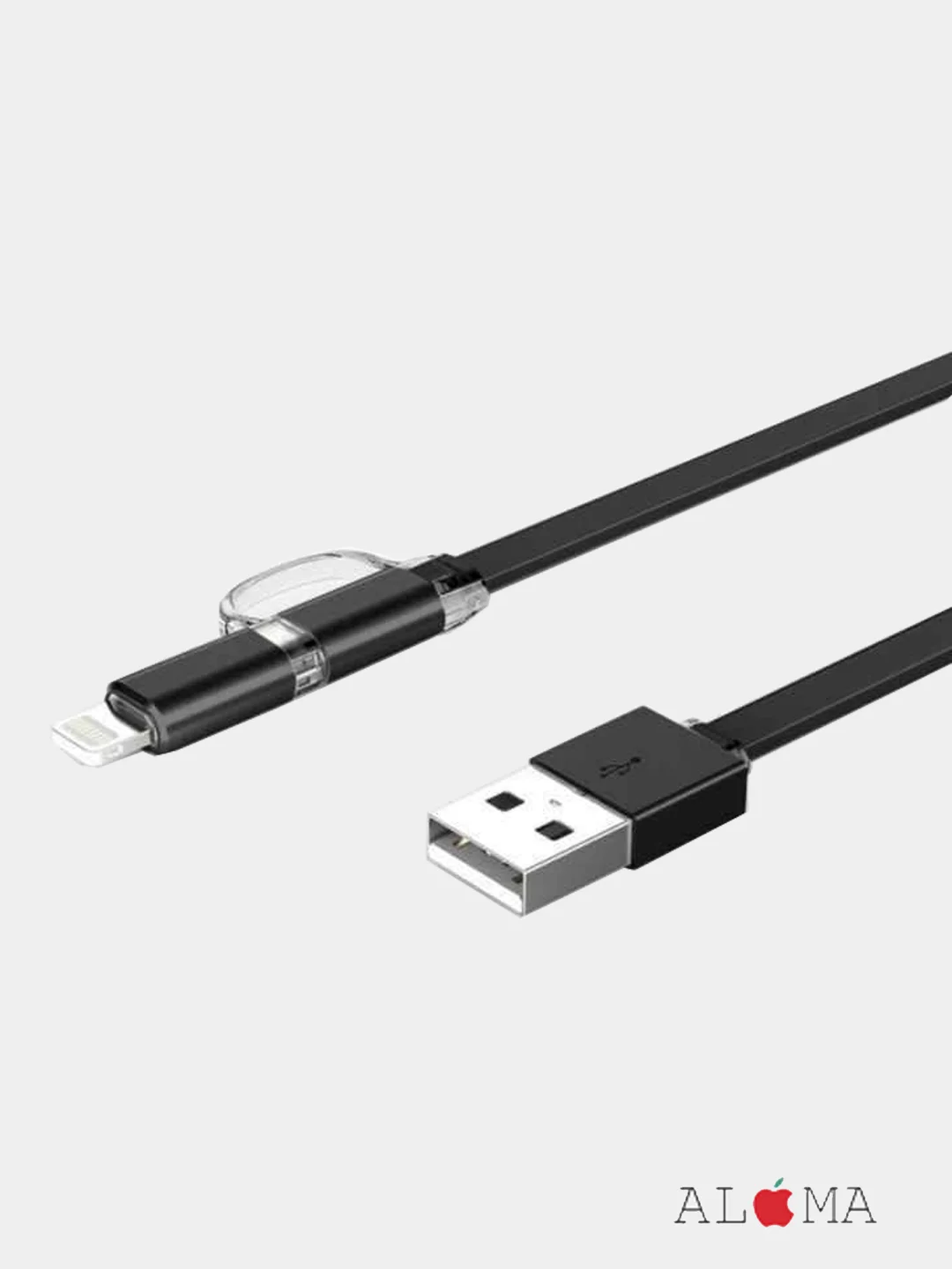 Кабель 2в1 LDNIO LC84, Apple Lightning+Micro-USB Айфон андроид iPhone Android