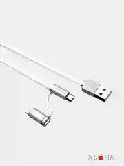 Кабель 2в1 LDNIO LC84, Apple Lightning+Micro-USB Айфон андроид iPhone Android