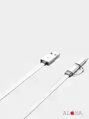 Кабель 2в1 LDNIO LC84, Apple Lightning+Micro-USB Айфон андроид iPhone Android