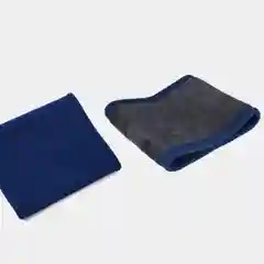 Шарф с мехом из флиса и бархата
