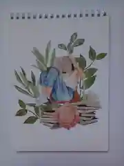 Бордовый блокнот