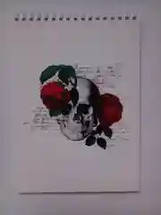 Аметистовый блокнот "Череп"