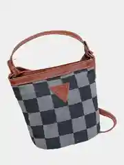 Синий меланж сумка женская