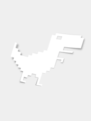 Наклейка на любую поверхность T-Rex "Динозавр Тирекс", без фона
