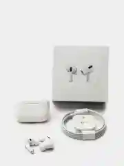 Беспроводные наушники Pro, с микрофоном, сенсорные, Bluetooth, iOS, с чехлом