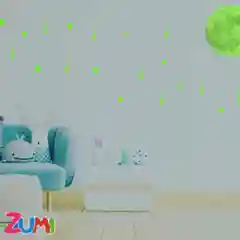 Аметистовый светящиеся в темноте наклейки для декора