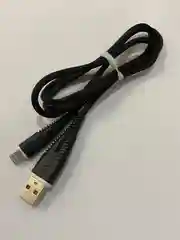 Черный кабель Lightning, айфон, 1 м