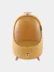 Желтый шкатулка-органайзер для хранения косметики