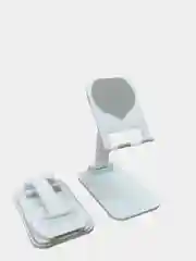 Белый настольная складная подставка для смартфонов, планшетов, электронных книг