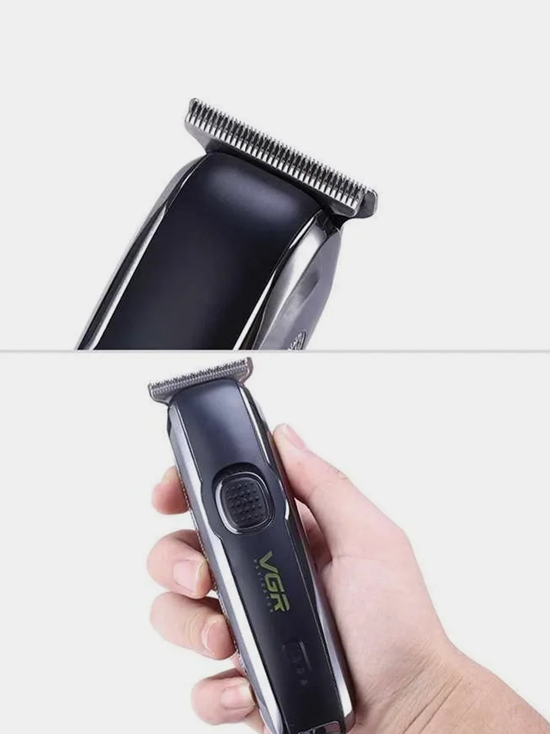 Машинка для стрижки волос VGR V-020 Pro насадки, USB зарядка