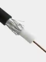 Кабель RG-6U 75Ом омедненный черный (отрезок 10 метров)