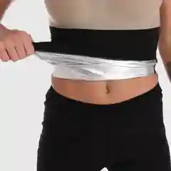 Серебряный пояс для похудения с эффектом сауны