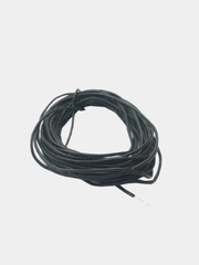 Кабель 26AWG 1*0.1мм2 черный (термостойкий силикон 30 жил) (5 метров)