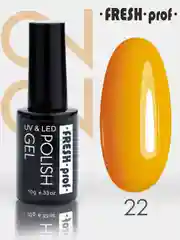 Гель лак для ногтей, гель-лак Fresh Prof Neon, 10g желтый зеленый оранжевый бирюзовый