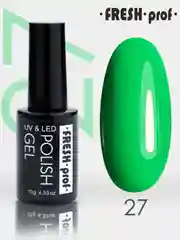 Гель лак для ногтей, гель-лак Fresh Prof Neon, 10g желтый зеленый оранжевый бирюзовый