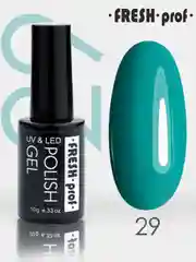 Гель лак для ногтей, гель-лак Fresh Prof Neon, 10g желтый зеленый оранжевый бирюзовый