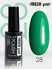 Гель лак для ногтей, гель-лак Fresh Prof Neon, 10g желтый зеленый оранжевый бирюзовый