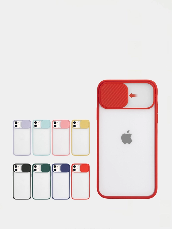 Матовый, полупрозрачный чехол для iPhone 12 mini, 5.4, с защитой камеры