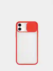 Красный матовый, полупрозрачный чехол для iPhone 12 mini, 5.4, с защитой камеры