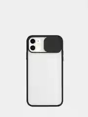 Черный матовый, полупрозрачный чехол для iPhone 12 mini, 5.4, с защитой камеры