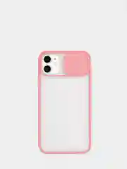 Розовый чехол iPhone 12 Pro с защитой камеры