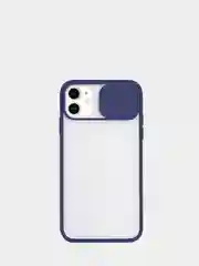 Синий чехол iPhone 12 Pro с защитой камеры