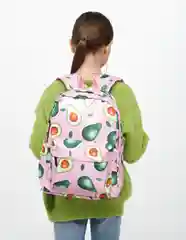 Розовый рюкзак авокадо