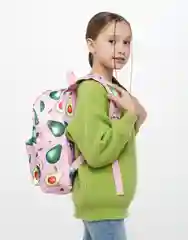 Розовый рюкзак авокадо