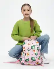 Розовый рюкзак авокадо