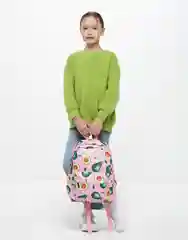Розовый рюкзак авокадо