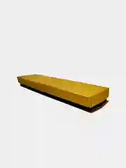 Золотой коробочка подарочная под браслет, часы, Блеск, 20*4,5 см