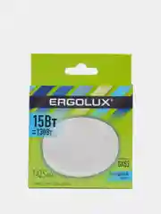 Лампа светодиодная Ergolux LED 15Вт GX53, холодный свет, 14239