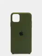Тёмно-зелёный чехол Silicone Case для iPhone 11 Pro Max