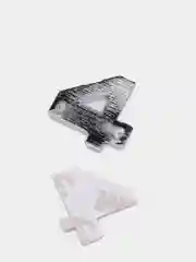 Серый меланж 3d Наклейка на авто "Буквы, цифры, знаки"