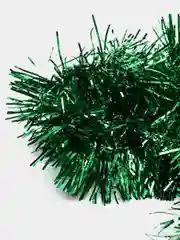 Зеленый мишура, новогоднее украшение, 2 метра